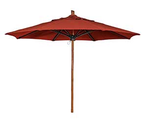 Bambusa Fiberbuilt Umbrellas Commercial Patio Umbrella