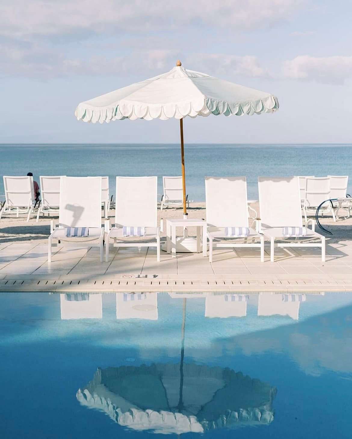 FiberBuilt poolside umbrella